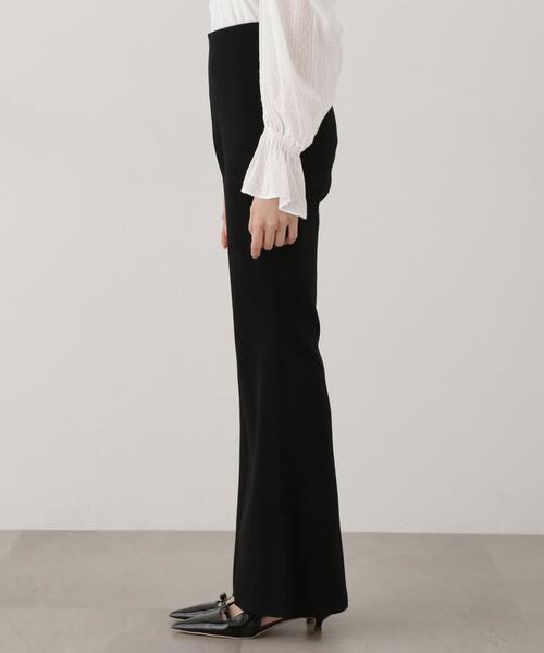 PROPORTION BODY DRESSING(プロポーションボディドレッシング)の「ニットフレアーパンツ / 1215130318(その他パンツ・レディース・ベージュ/ブラック・FREE)」の12枚目の写真