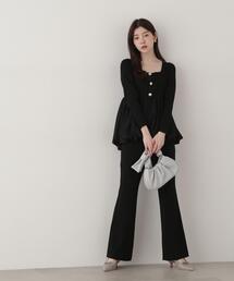 PROPORTION BODY DRESSING | ニットフレアーパンツ / 1215130318(その他パンツ)