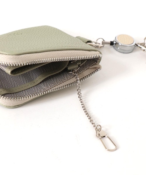 Three Four Time（ｽﾘｰﾌｫｰﾀｲﾑ）の「UMBER マルチパスケース（パスケース・レディース・セージグリーン/シルバー/ゴールド/グレー・FREE）」の19枚目の写真