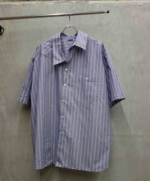 Les Six(レ・シス)の「half sleeve slip shirt 2(シャツ/ブラウス・メンズ・ストライプ/チェック・M)」の3枚目の写真