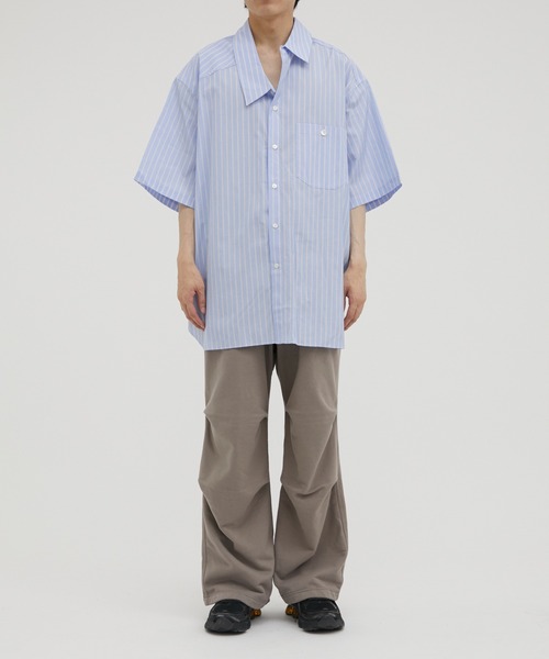 Les Six(レ・シス)の「half sleeve slip shirt 2(シャツ/ブラウス・メンズ・ストライプ/チェック・M)」の4枚目の写真