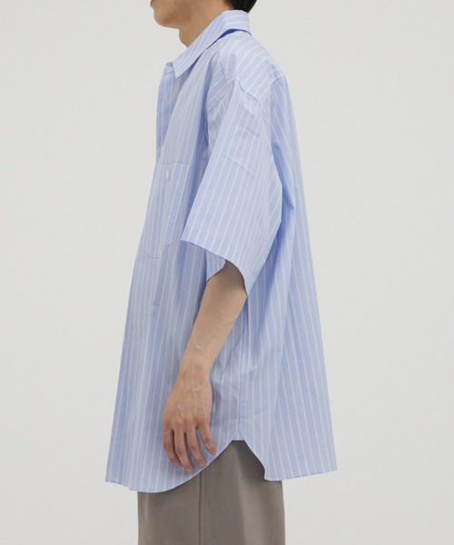Les Six(レ・シス)の「half sleeve slip shirt 2(シャツ/ブラウス・メンズ・ストライプ/チェック・M)」の6枚目の写真
