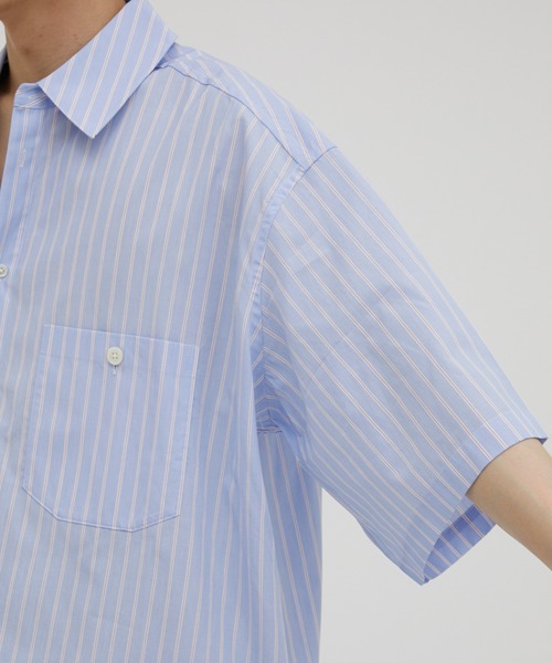Les Six(レ・シス)の「half sleeve slip shirt 2(シャツ/ブラウス・メンズ・ストライプ/チェック・M)」の9枚目の写真