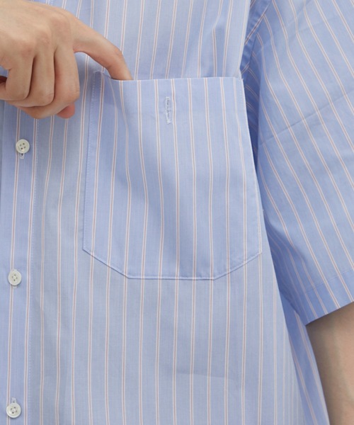 Les Six(レ・シス)の「half sleeve slip shirt 2(シャツ/ブラウス・メンズ・ストライプ/チェック・M)」の12枚目の写真