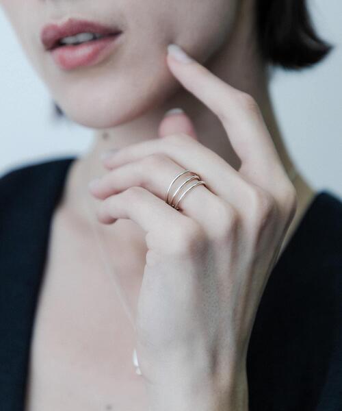 SMELLY（スメリー）の「SMELLY so’　narrow line ring（リング・レディース・シルバー・13）」の2枚目の写真