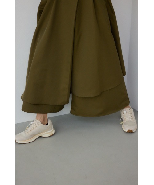 PLUS】タックドレープワイドパンツ（スカート）｜PLUS（プラス）の