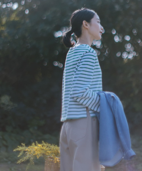 セール】『別注』ORCIVAL×DOORS ボーダーロングスリーブTシャツ
