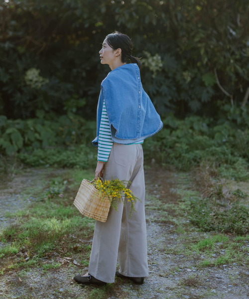 ORCIVAL(オーシバル)の「『別注』ORCIVAL×DOORS ボーダーロングスリーブTシャツ(Tシャツ/カットソー・レディース・ブルー系その他/パープル系その他/ピンク系その他/ホワイト系その他/グリーン系その他・ONE)」の13枚目の写真