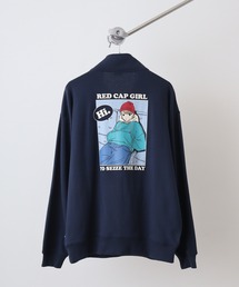 RED CAP GIRL 裏毛HALFZIP