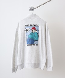RED CAP GIRL 裏毛HALFZIP