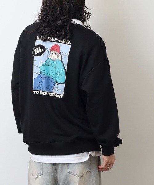 Red Cap Girl（レッドキャプガール）の「RED CAP GIRL 裏毛HALFZIP（スウェット・メンズ・ブラック/ブルー/グレー/ネイビー/ホワイト・M/L）」の19枚目の写真