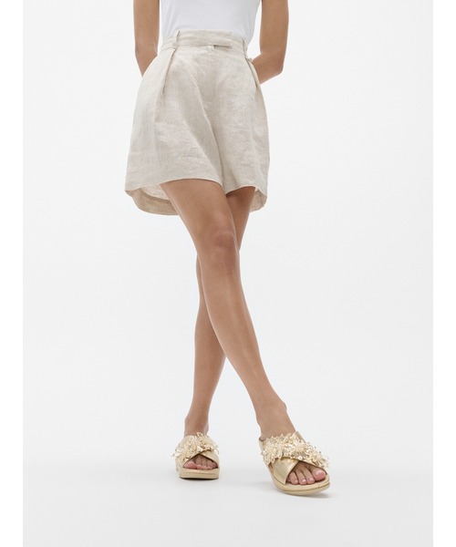 fitflop(フィットフロップ)の「RUMBA STARBURST-BEAD METALLIC CROSS SLIDES(サンダル・レディース・ゴールド・US8/US7/US6/US5)」の4枚目の写真