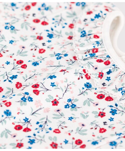 PETIT BATEAU(プチバトー)の「衿付き半袖ボディ(ロンパース・キッズ・ホワイト系その他・18MONTH/24MONTH/12MONTH)」の3枚目の写真