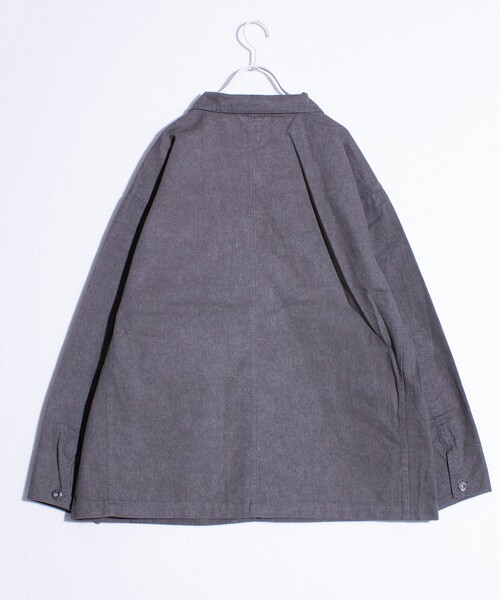 FREDY MAC（フレディーマック）の「【FREDYMAC/フレディマック】ピグメントツイル カバーオール（ブルゾン・メンズ・チャコールグレー/ベージュ/ブルー・M）」の7枚目の写真