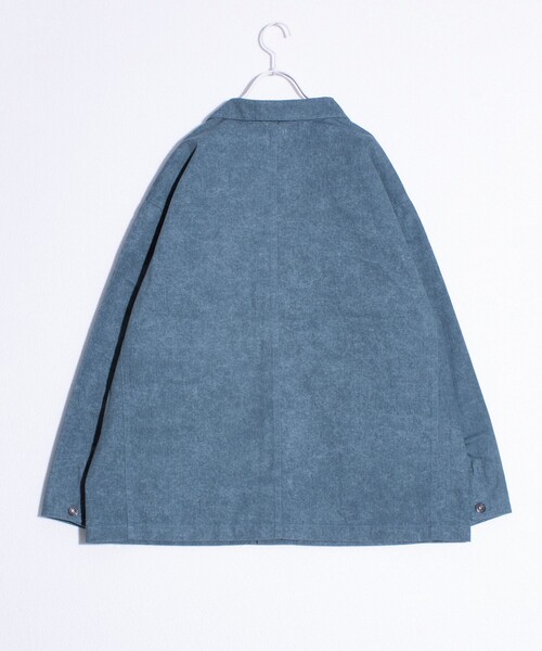 FREDY MAC（フレディーマック）の「【FREDYMAC/フレディマック】ピグメントツイル カバーオール（ブルゾン・メンズ・チャコールグレー/ベージュ/ブルー・M）」の10枚目の写真