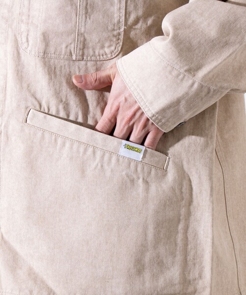 FREDY MAC（フレディーマック）の「【FREDYMAC/フレディマック】ピグメントツイル カバーオール（ブルゾン・メンズ・チャコールグレー/ベージュ/ブルー・M）」の21枚目の写真