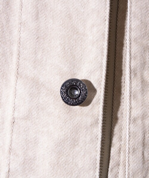 FREDY MAC（フレディーマック）の「【FREDYMAC/フレディマック】ピグメントツイル カバーオール（ブルゾン・メンズ・チャコールグレー/ベージュ/ブルー・M）」の4枚目の写真