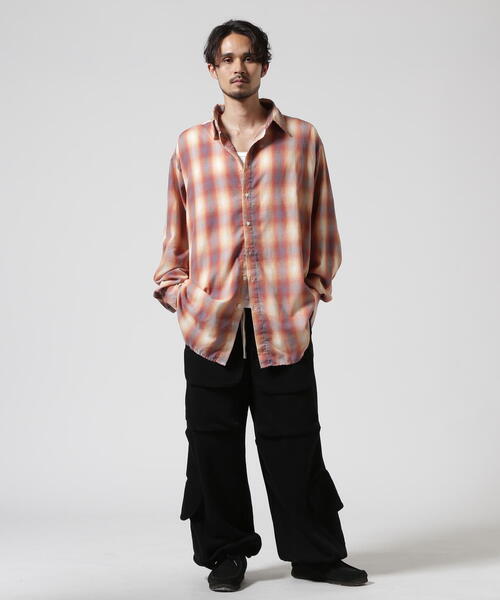 WHITELAND(ホワイトランド)の「WHITELAND/ホワイトランド/DAMEGE CHECK SHIRTS(シャツ/ブラウス・メンズ・ブラック/レッド・F)」の11枚目の写真
