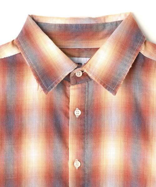 WHITELAND(ホワイトランド)の「WHITELAND/ホワイトランド/DAMEGE CHECK SHIRTS(シャツ/ブラウス・メンズ・ブラック/レッド・F)」の13枚目の写真
