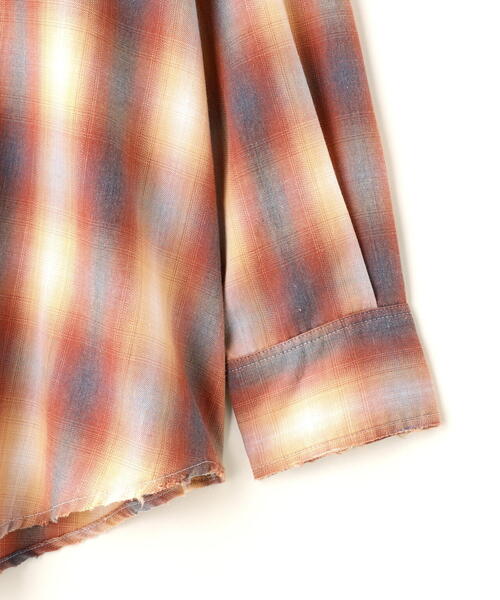 WHITELAND(ホワイトランド)の「WHITELAND/ホワイトランド/DAMEGE CHECK SHIRTS(シャツ/ブラウス・メンズ・ブラック/レッド・F)」の16枚目の写真