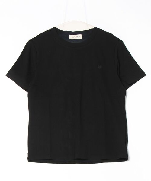 aimoha(アイモハ)の「ベーシックレーヨンTシャツ (SS)(Tシャツ/カットソー・レディース・ブラック/ホワイト/バーガンディー/イエロー/グリーン/スモークピンク・FREE)」の20枚目の写真