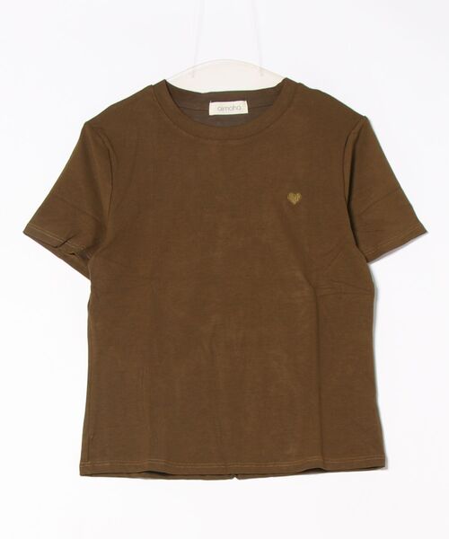 aimoha(アイモハ)の「ベーシックレーヨンTシャツ (SS)(Tシャツ/カットソー・レディース・ブラック/ホワイト/バーガンディー/イエロー/グリーン/スモークピンク・FREE)」の21枚目の写真