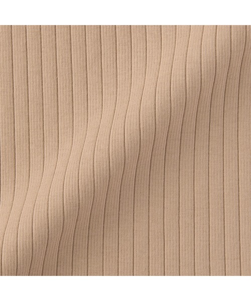 無印良品（ムジルシリョウヒン）の「婦人　コットンストレッチリブブラタンクトップ（インナーウェア/肌着・レディース・ブラック/オフホワイト/ダークベージュ/ブルー系・XL/S/M/L）」の5枚目の写真