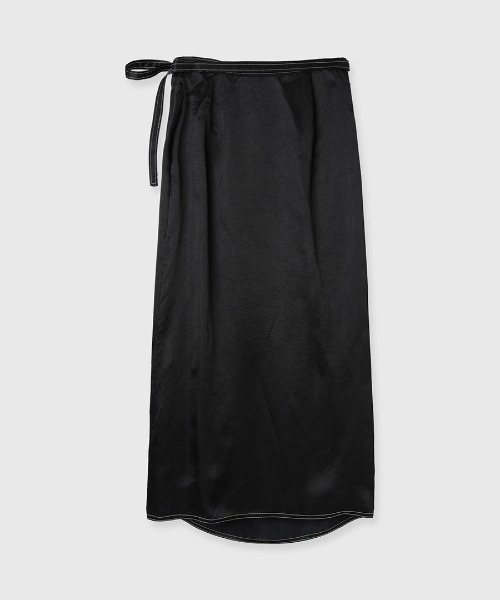 CREDONA(クレドナ)の「ACETATE STITCH SKIRT/アセテートステッチスカート(スカート・レディース・オフホワイト/ブラック・FREE)」の18枚目の写真