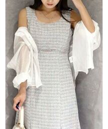 MERCURYDUO | バックタックスタンドカラーシャツ(シャツ/ブラウス)