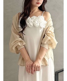 MERCURYDUO | バックタックスタンドカラーシャツ(シャツ/ブラウス)