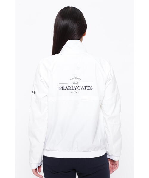 PEARLY GATES(パーリーゲイツ)の「【PEARLY GATES】TUFLEX格子レノースーパーストレッチ フルジップブルゾン(ブルゾン・レディース・ネイビー/ホワイト・MEDIUM/LARGE/SMALL)」の4枚目の写真