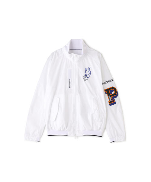 PEARLY GATES(パーリーゲイツ)の「【PEARLY GATES】TUFLEX格子レノースーパーストレッチ フルジップブルゾン(ブルゾン・レディース・ネイビー/ホワイト・MEDIUM/LARGE/SMALL)」の5枚目の写真