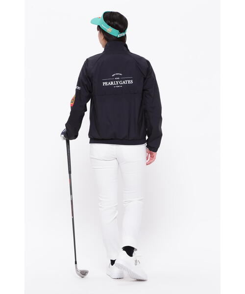 PEARLY GATES(パーリーゲイツ)の「【PEARLY GATES】TUFLEX格子レノースーパーストレッチ フルジップブルゾン(ブルゾン・レディース・ネイビー/ホワイト・MEDIUM/LARGE/SMALL)」の11枚目の写真