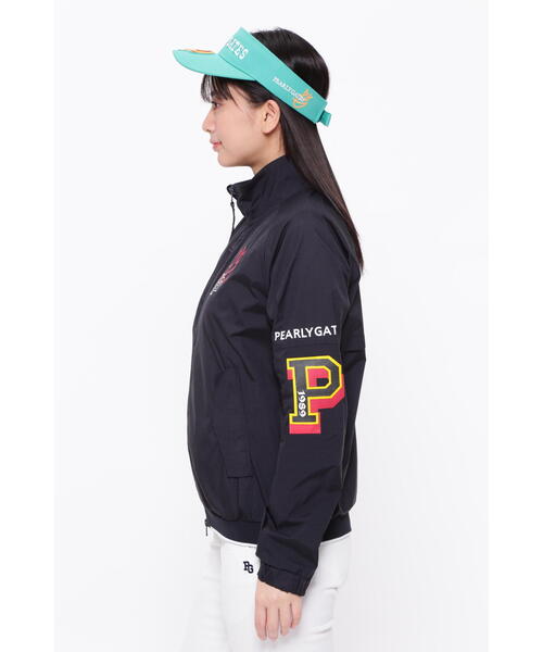 PEARLY GATES(パーリーゲイツ)の「【PEARLY GATES】TUFLEX格子レノースーパーストレッチ フルジップブルゾン(ブルゾン・レディース・ネイビー/ホワイト・MEDIUM/LARGE/SMALL)」の12枚目の写真