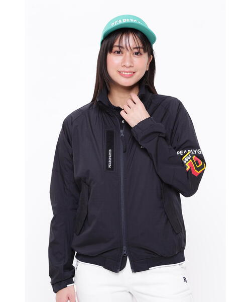 PEARLY GATES フルジップブルゾン☆ネイビー タフレックス×サーモ