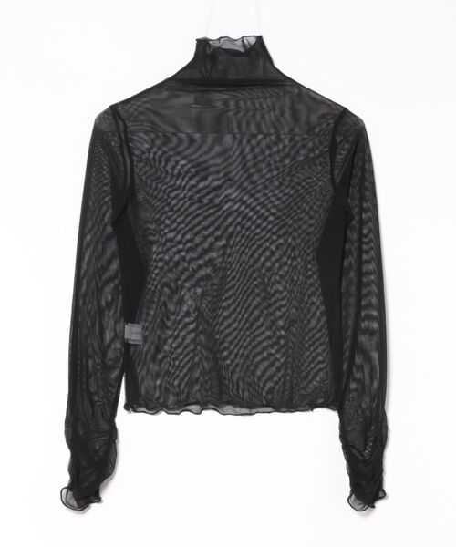 esutoreja(エストレジャ)の「シアータートルネックトップス(Tシャツ/カットソー・レディース・アイボリー/ブラック/チャコール・FREE)」の10枚目の写真