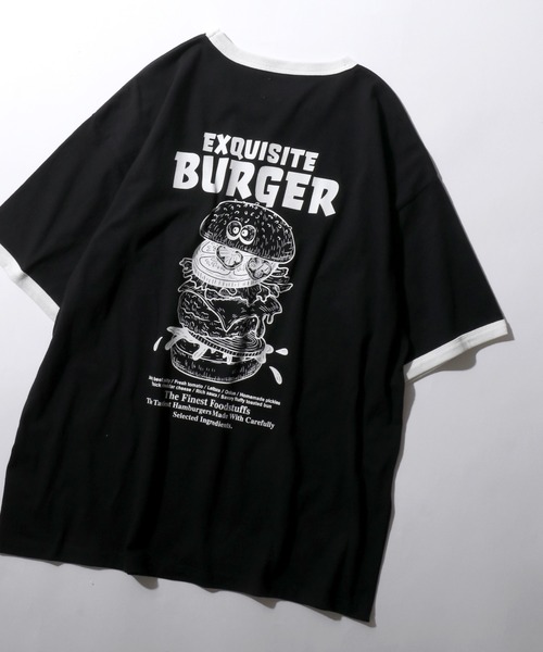 SITRY(シトリー)の「Raglan Sleeve & Ringer Print T-shirt/接触冷感 オーバーサイズ ヴィンテージライク ラグランスリーブ リンガーTシャツ 半袖Tシャツ レディース メンズ(Tシャツ/カットソー・メンズ・ホワイト系その他2/ブラック系その他/ブラック系その他2/ブラック/ホワイト/グリーン/レッド/ホワイト系その他/レッド系その他/ホワイト系その他3/ブルー系その他/ネイビー・M/L)」の6枚目の写真