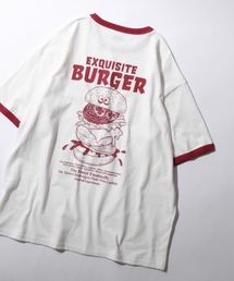 Raglan Sleeve ＆ Ringer Print T-shirt/接触冷感 オーバーサイズ ヴィンテージライク ラグランスリーブ リンガーTシャツ 半袖Tシャツ レディース メンズ