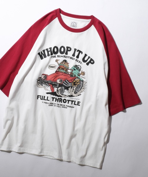 SITRY(シトリー)の「Raglan Sleeve & Ringer Print T-shirt/接触冷感 オーバーサイズ ヴィンテージライク ラグランスリーブ リンガーTシャツ 半袖Tシャツ レディース メンズ(Tシャツ/カットソー・メンズ・ホワイト系その他2/ブラック系その他/ブラック系その他2/ブラック/ホワイト/グリーン/レッド/ホワイト系その他/レッド系その他/ホワイト系その他3/ブルー系その他/ネイビー・M/L)」の11枚目の写真