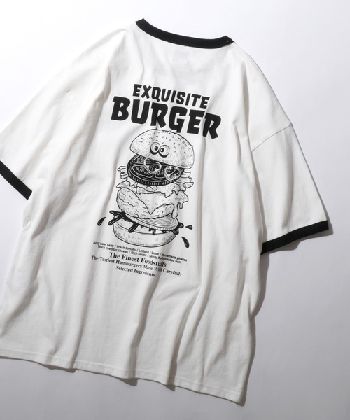 SITRY(シトリー)の「Raglan Sleeve & Ringer Print T-shirt/接触冷感 オーバーサイズ ヴィンテージライク ラグランスリーブ リンガーTシャツ 半袖Tシャツ レディース メンズ(Tシャツ/カットソー・メンズ・ホワイト系その他2/ブラック系その他/ブラック系その他2/ブラック/ホワイト/グリーン/レッド/ホワイト系その他/レッド系その他/ホワイト系その他3/ブルー系その他/ネイビー・M/L)」の3枚目の写真