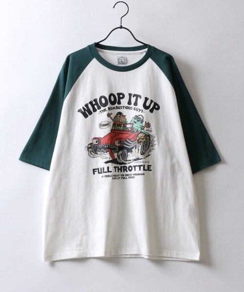 SITRY(シトリー)の「Raglan Sleeve & Ringer Print T-shirt/接触冷感 オーバーサイズ ヴィンテージライク ラグランスリーブ リンガーTシャツ 半袖Tシャツ レディース メンズ(Tシャツ/カットソー・メンズ・ホワイト系その他2/ブラック系その他/ブラック系その他2/ブラック/ホワイト/グリーン/レッド/ホワイト系その他/レッド系その他/ホワイト系その他3/ブルー系その他/ネイビー・M/L)」の14枚目の写真