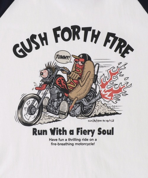 SITRY(シトリー)の「Raglan Sleeve & Ringer Print T-shirt/接触冷感 オーバーサイズ ヴィンテージライク ラグランスリーブ リンガーTシャツ 半袖Tシャツ レディース メンズ(Tシャツ/カットソー・メンズ・ホワイト系その他2/ブラック系その他/ブラック系その他2/ブラック/ホワイト/グリーン/レッド/ホワイト系その他/レッド系その他/ホワイト系その他3/ブルー系その他/ネイビー・M/L)」の20枚目の写真