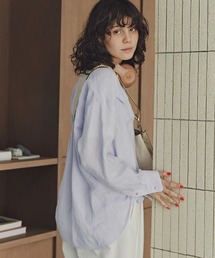human woman リネン ライトグレーシャツ M human woman リネン ライトグレーシャツ M - メルカリ