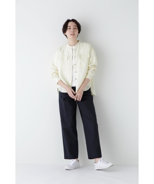 HUMAN WOMANリネンブラウス　新品未使用 セール】◇ハードマンリネンブラウス（シャツ/ブラウス）｜human