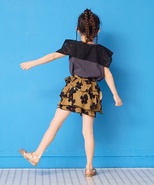 MARKEY'S（マーキーズ）の「レースカラーノースリーブカットソー（タンクトップ・キッズ・イエロー/ブラック/オフホワイト・90/100/110/120/130/140/150）」の13枚目の写真