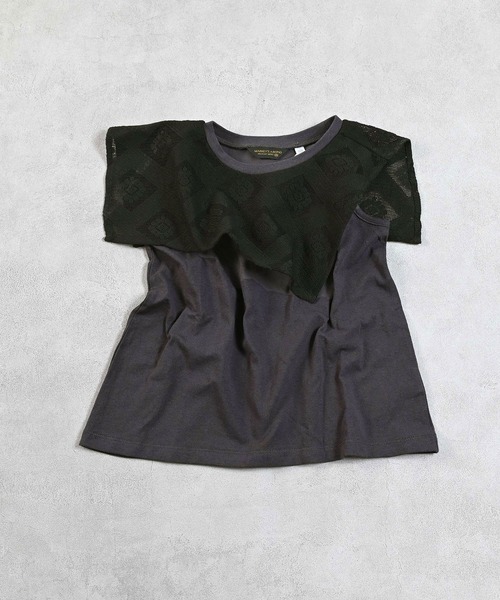 MARKEY'S（マーキーズ）の「レースカラーノースリーブカットソー（タンクトップ・キッズ・イエロー/ブラック/オフホワイト・90/100/110/120/130/140/150）」の8枚目の写真