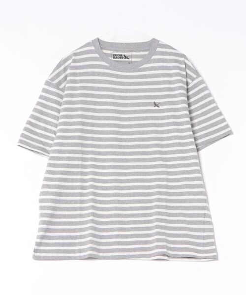 Eddie Bauer(エディーバウアー)の「ボーダー 半袖 Tシャツ(Tシャツ/カットソー・メンズ・ピンク/ベージュ/ネイビー/グレー・M/L/S/XXL/XL)」の21枚目の写真