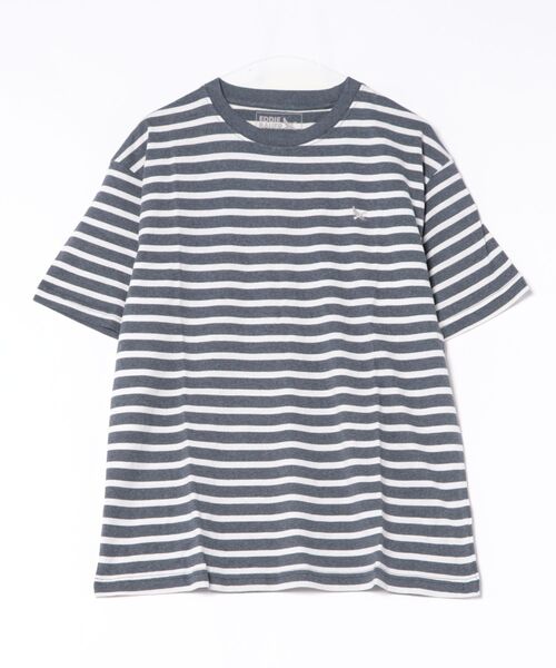 Eddie Bauer(エディーバウアー)の「ボーダー 半袖 Tシャツ(Tシャツ/カットソー・メンズ・ピンク/ベージュ/ネイビー/グレー・M/L/S/XXL/XL)」の20枚目の写真