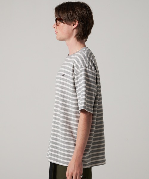 Eddie Bauer(エディーバウアー)の「ボーダー 半袖 Tシャツ(Tシャツ/カットソー・メンズ・ピンク/ベージュ/ネイビー/グレー・M/L/S/XXL/XL)」の15枚目の写真