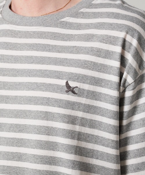 Eddie Bauer(エディーバウアー)の「ボーダー 半袖 Tシャツ(Tシャツ/カットソー・メンズ・ピンク/ベージュ/ネイビー/グレー・M/L/S/XXL/XL)」の18枚目の写真